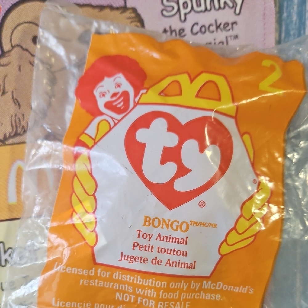 McDonald's Bongo Toy Animal - Orange and White